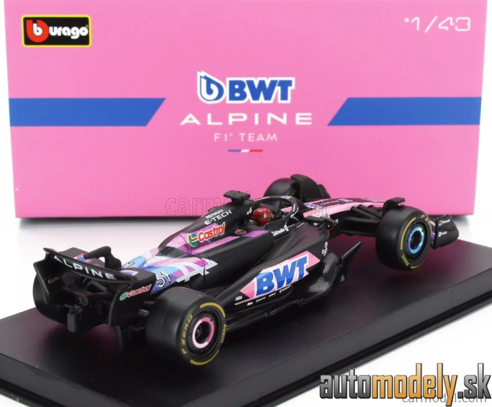 BURAGO - ALPINE - F1 A524 TEAM BWT ALPINE N 31 SEASON 2024 ESTEBAN OCON - 1:43
