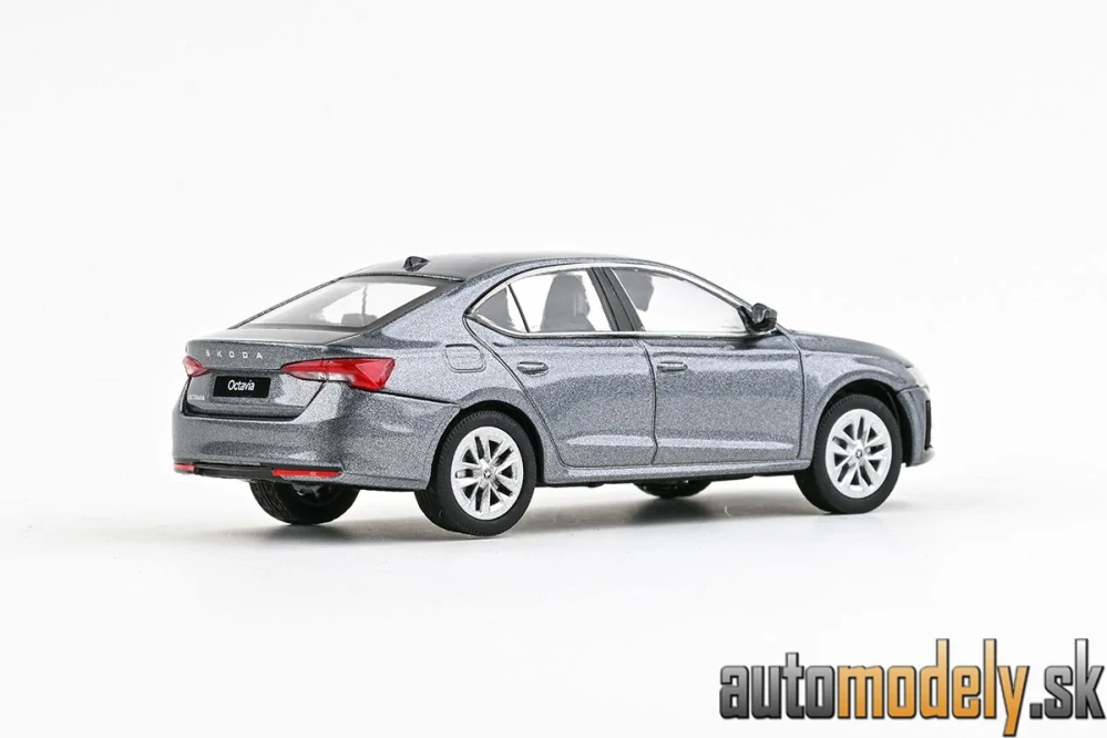 Abrex - Škoda Octavia IV FL (2024) šedá graphite metalíza - 1:43