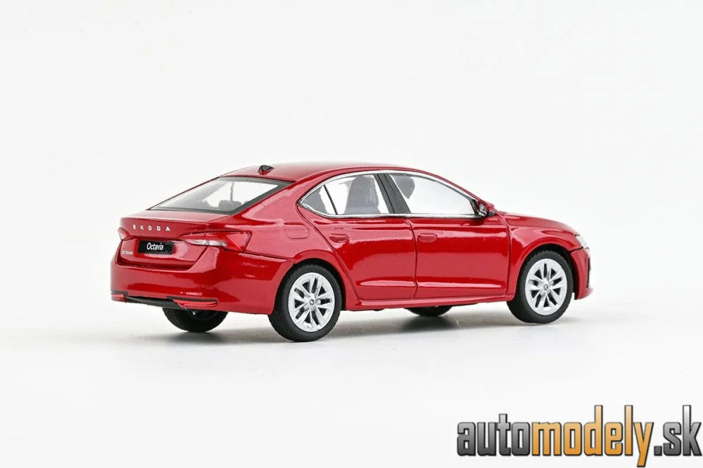 Abrex - Škoda Octavia IV FL (2024) červená velvet metalíza - 1:43