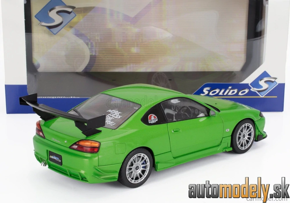 SOLIDO - NISSAN SILVIA (S15) COUPE SPEC-R AERO 1999 - 1:18