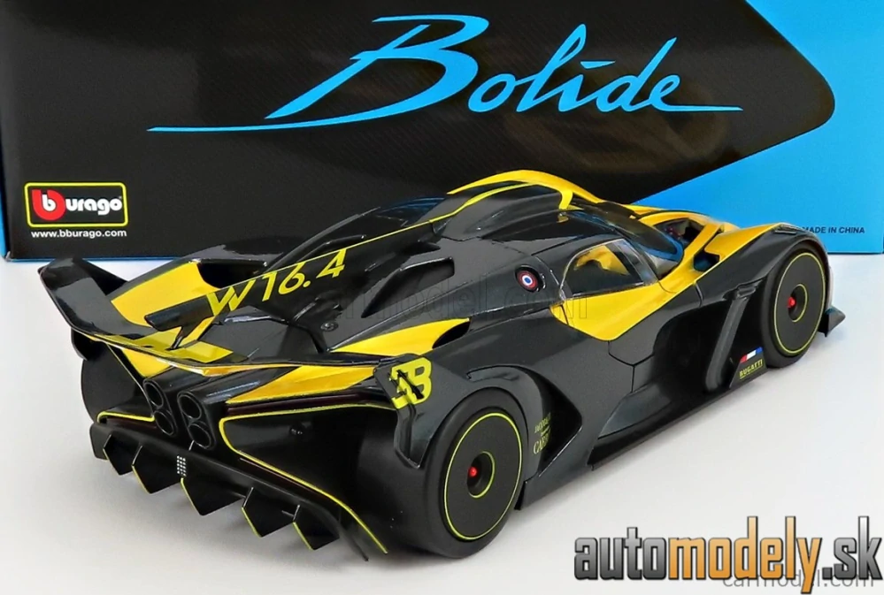 Bburago - BUGATTI BOLIDE W16 8.0 FOUR-TURBO 1850hp 500km/h 2020 - 1:18