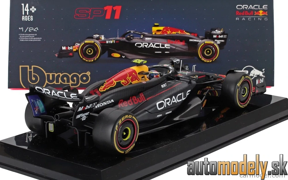 Bburago - RED BULL - F1 RB20 TEAM ORACLE RED BULL RACING N 11 SEASON 2024 SERGIO PEREZ - 1:24
