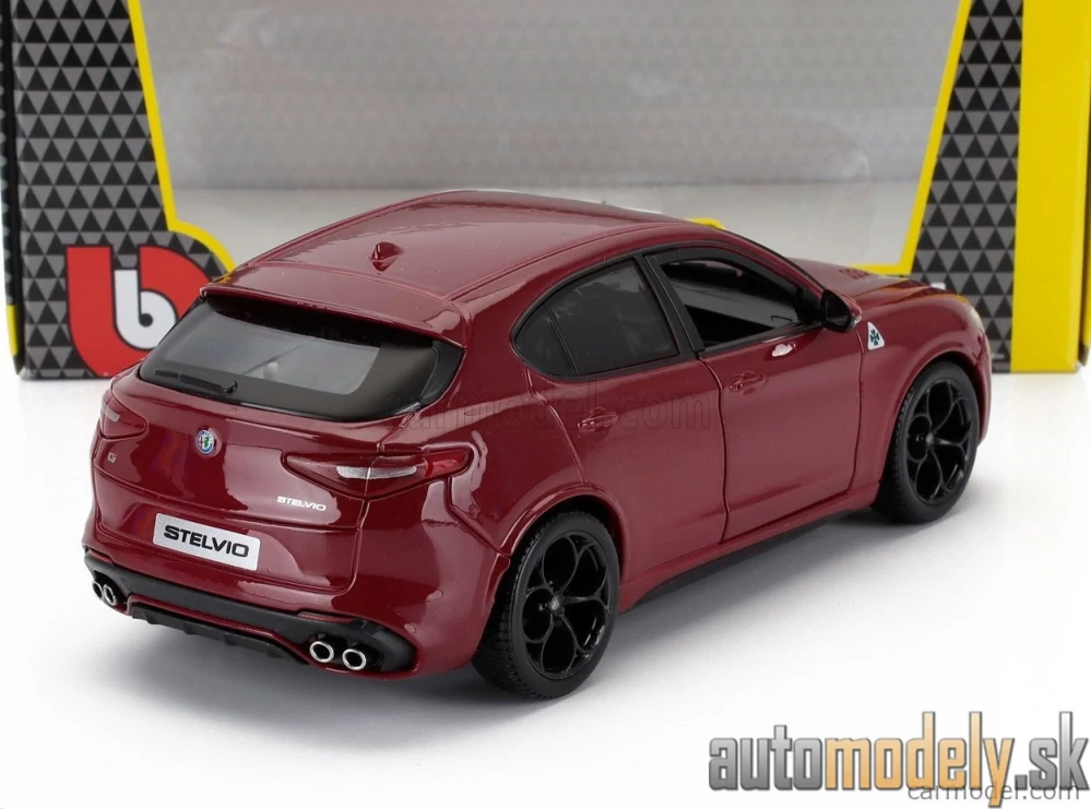 Burago - ALFA ROMEO - STELVIO Q4 QUADRIFOGLIO V6 BITURBO 510hp 2017 - 1:24