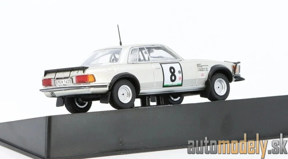 DeAgostini - Mercedes-Benz 500 SLC Rallye Côte d'Ivore Bandama 1980 B. Waldegard/H.Thorszelius - 1:43