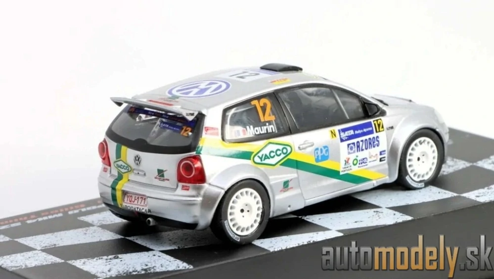 DeAgostini - Volkswagen Polo MK4 S2000 Azores Rallye 2009 J. Martin/G. Thimonier - 1:43
