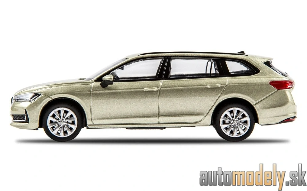Škoda Superb IV Combi žltá Ice Tea - 1:43