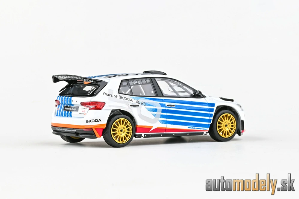 Abrex - Škoda Fabia IV RS Rally2 (2022) 1:43 - Škoda Motorsport Design 2025 130RS MC