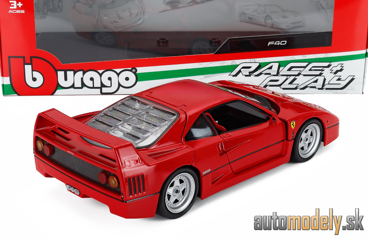Bburago - Ferrari F40 1987 Red - 1:18