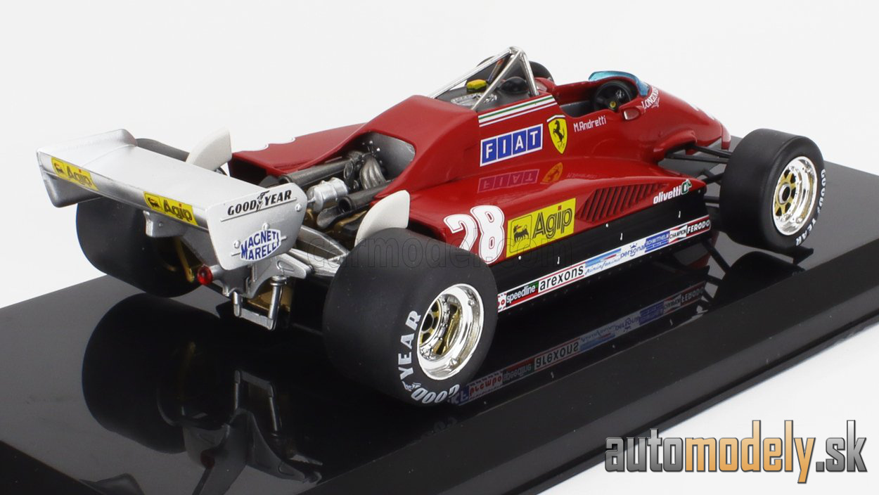 EDICOLA - FERRARI - F1 126 C2 N 28 SEASON 1982 MARIO ANDRETTI 1:24