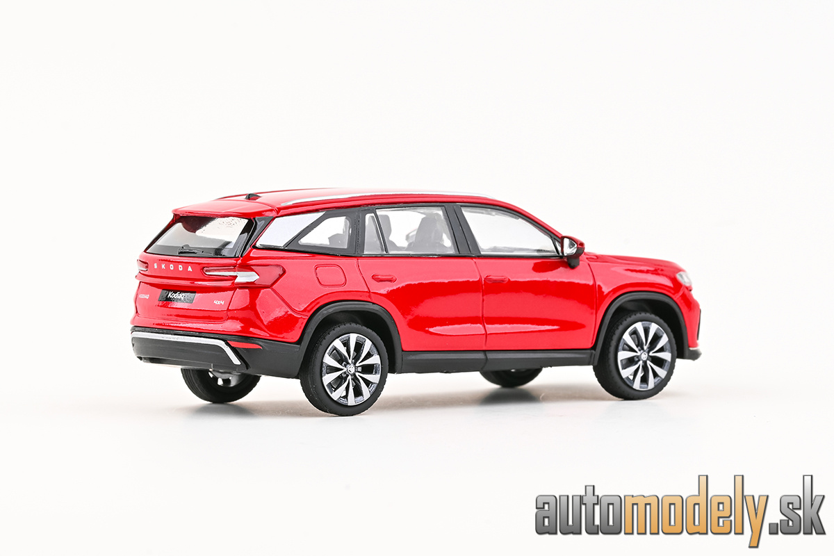 Abrex - Škoda Kodiaq II (2023) Červená Velvet Metalíza - 1:43