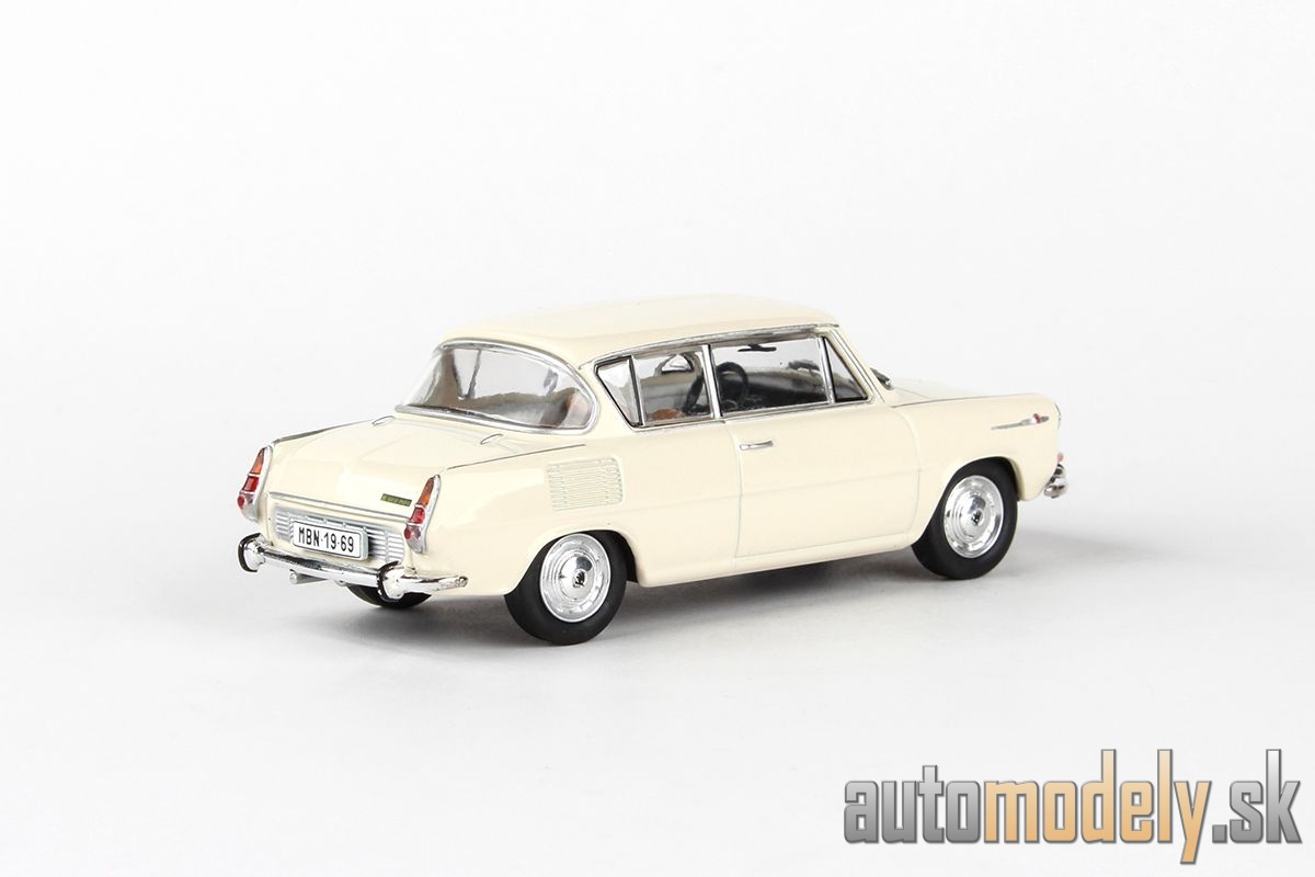 Abrex - Škoda 1100MBX (1969) slonovinová kosť - 1:43