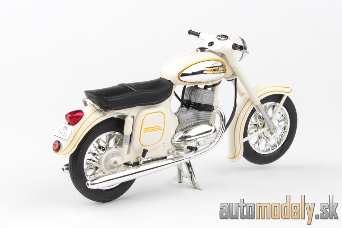 Abrex - Jawa 350 Kývačka Automatic (1966) biela - 1:18