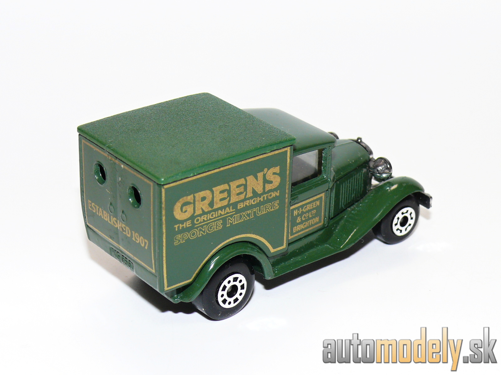 Matchbox - Model A Ford "Green's The Original Brighton Sponge Mixture"