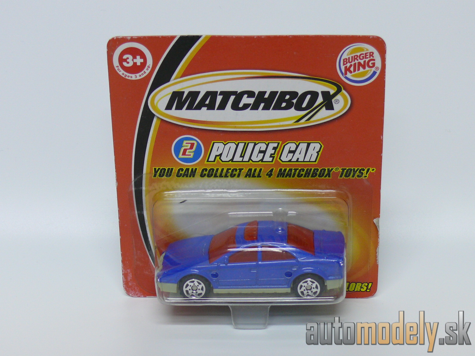 Matchbox - Police Car Burger King