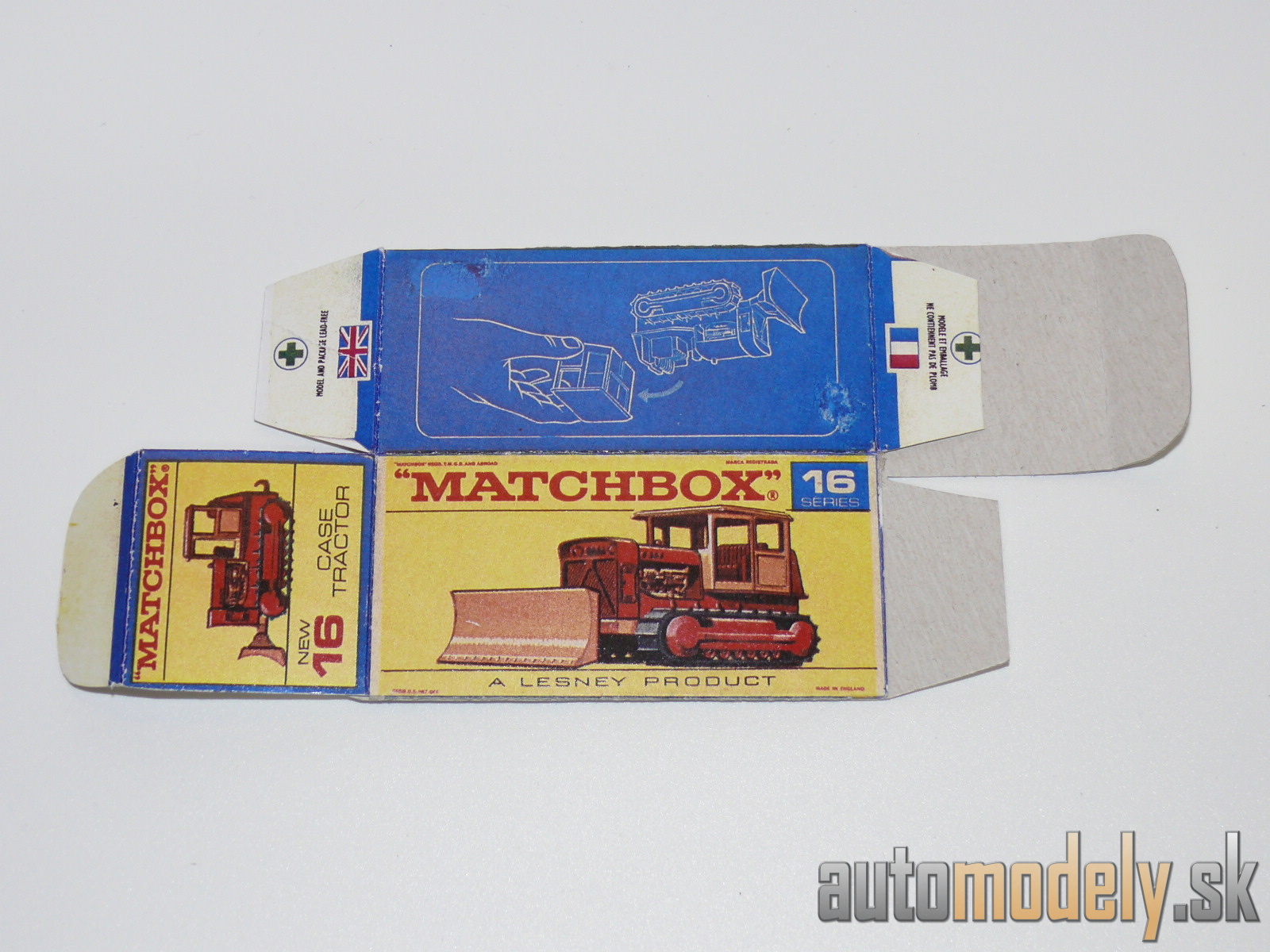Replika Box - Matchbox Regular Wheels - No.16 Case Tractor