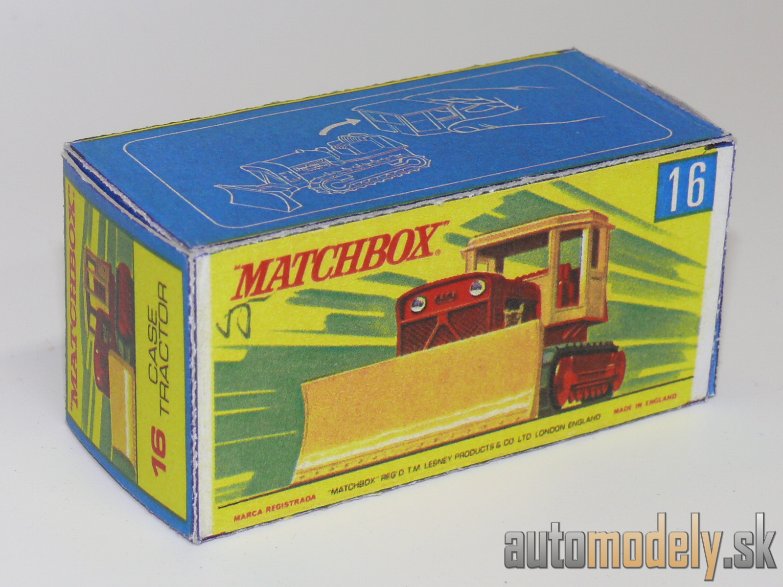 Replika Box - Matchbox Regular Wheels - No.16 Case Tractor