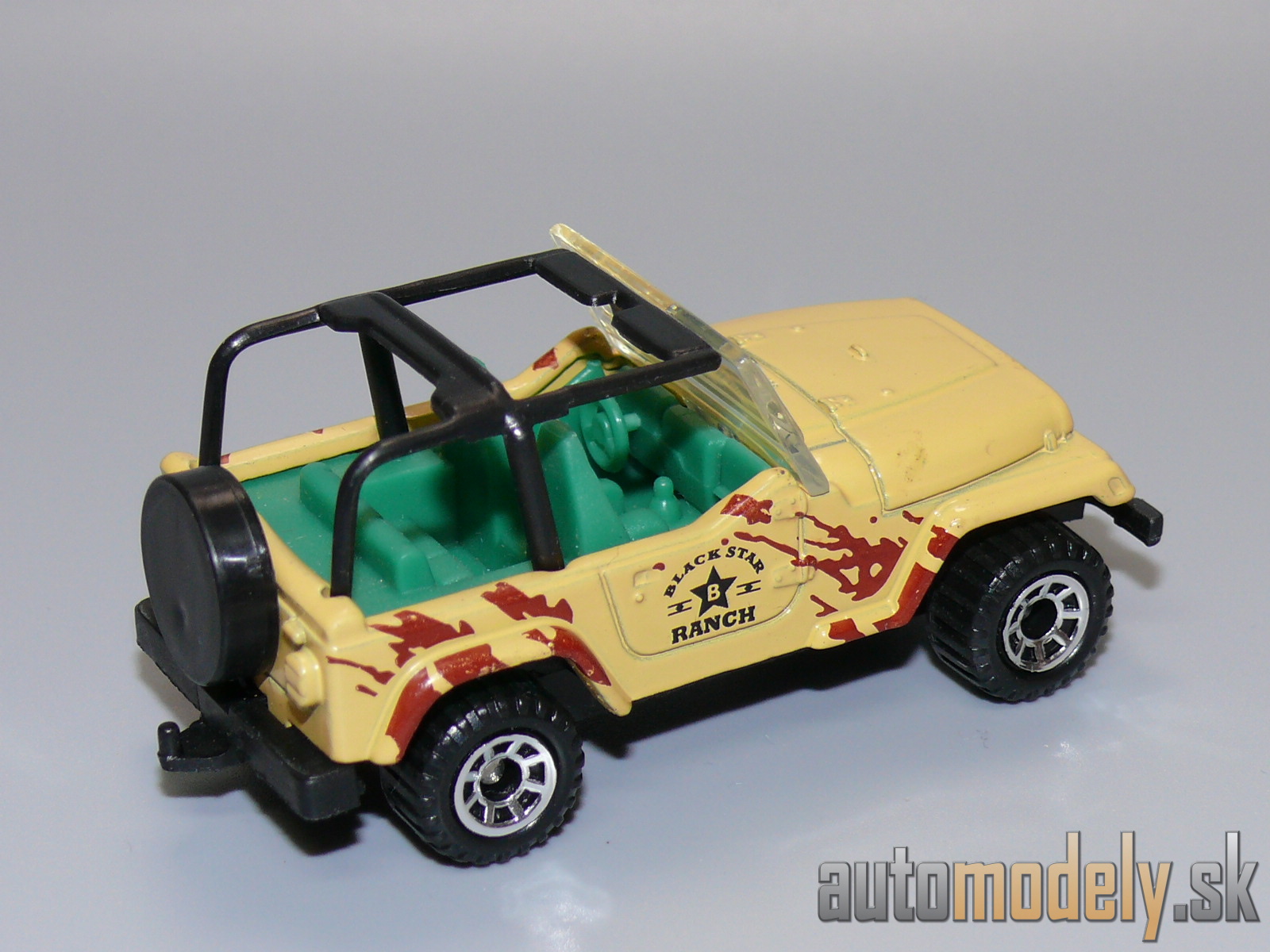 Matchbox - '98 Jeep Wrangler - 1:56