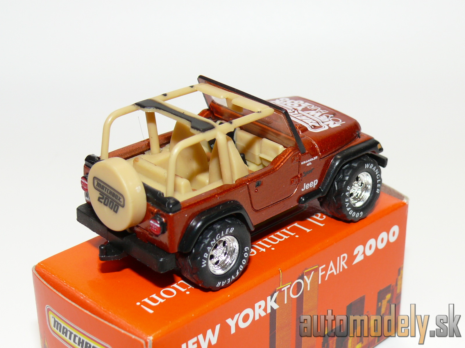 Matchbox New York Toy Fair 2000 - '98 Jeep Wrangler - 1:56