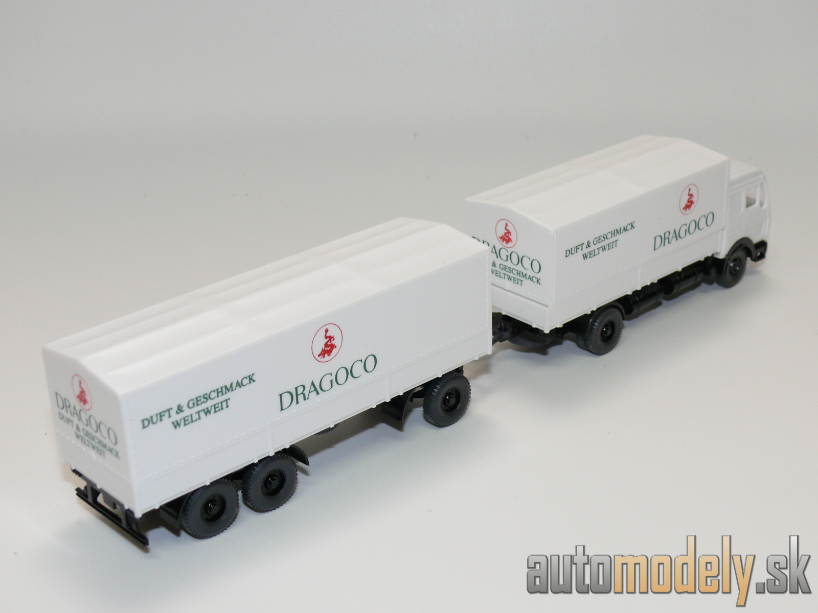 Wiking 26455/1 - Mercedes-Benz Pritschen-Lastzug "Dragoco" - 1:87