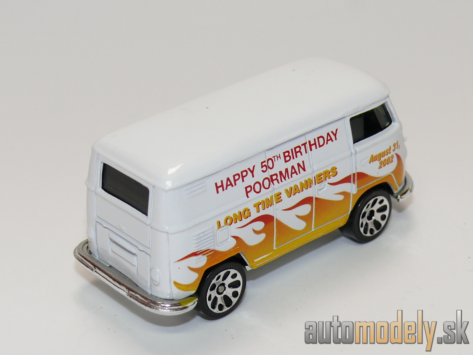 Matchbox - VW Delivery Van "Happy 50th Birthday Poorman Long Time Vanners" - 1:58