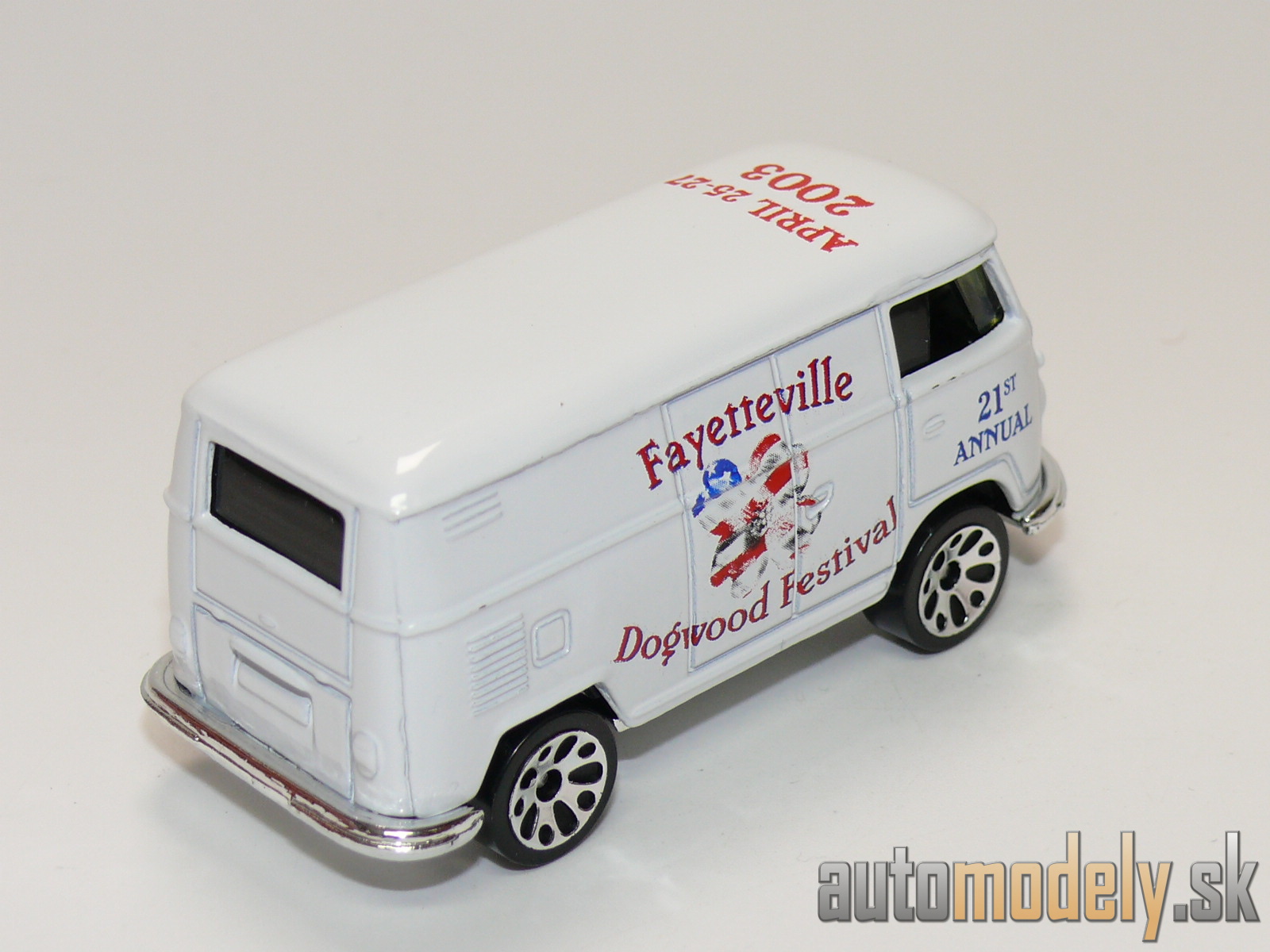 Matchbox - VW Delivery Van "Fayetteville Dogwood Festival" - 1:58