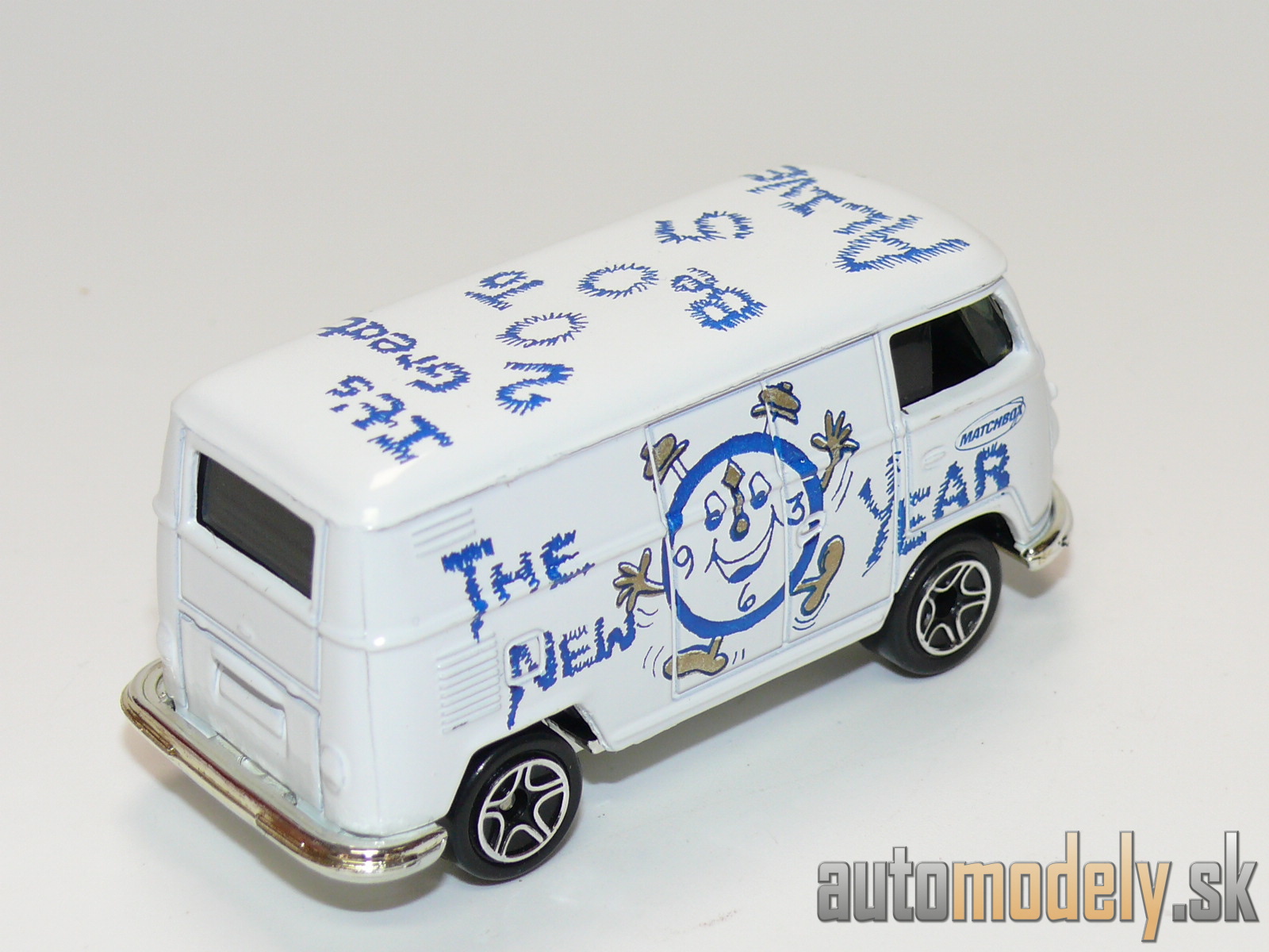 Matchbox - VW Delivery Van "It's Great To Be Alive Time to Ring In" - 1:58