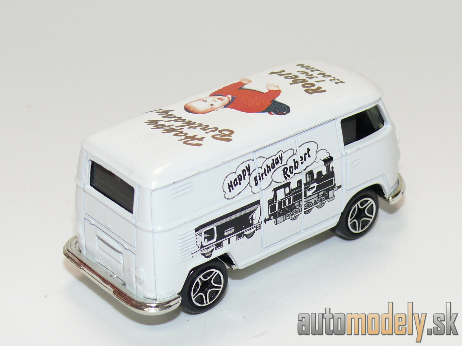 Matchbox - VW Delivery Van "Happy Birthday! Robert 1 Year 23.04.2004" - 1:58