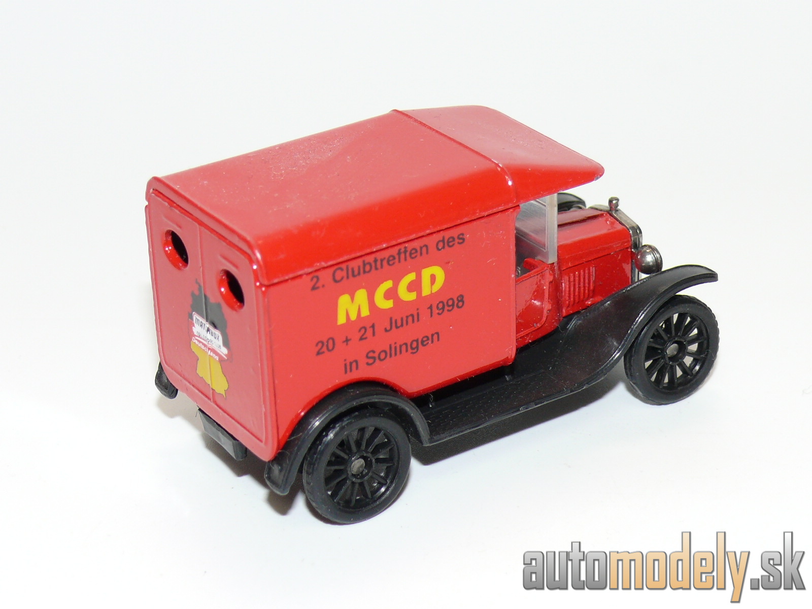 Matchbox - 1921 Model T Ford "2. Clubtreffen des MCCD" - 1:52