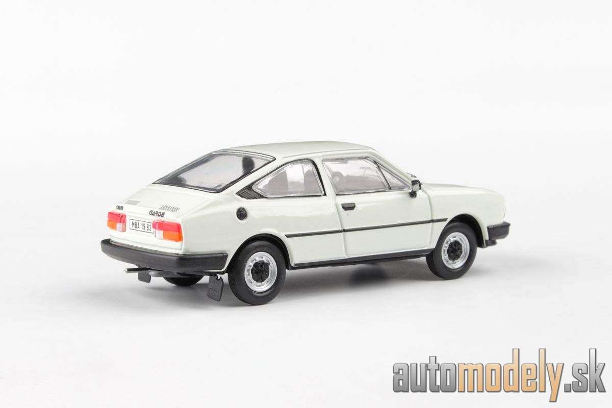 Abrex - Škoda Garde (1982) biela ľadová - 1:43