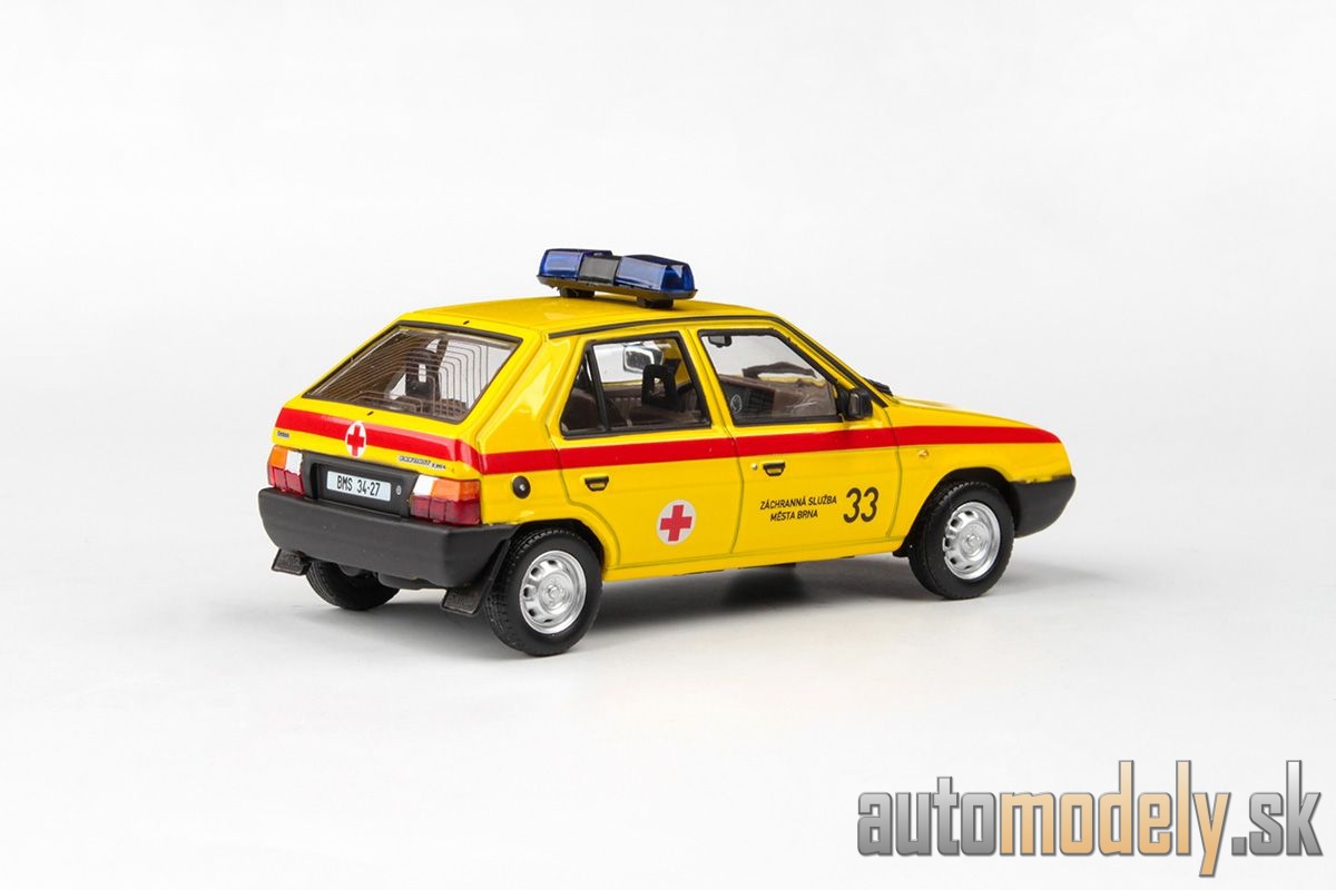 Abrex - Škoda Favorit 136L (1988) Záchranná Služba Města Brna - 1:43