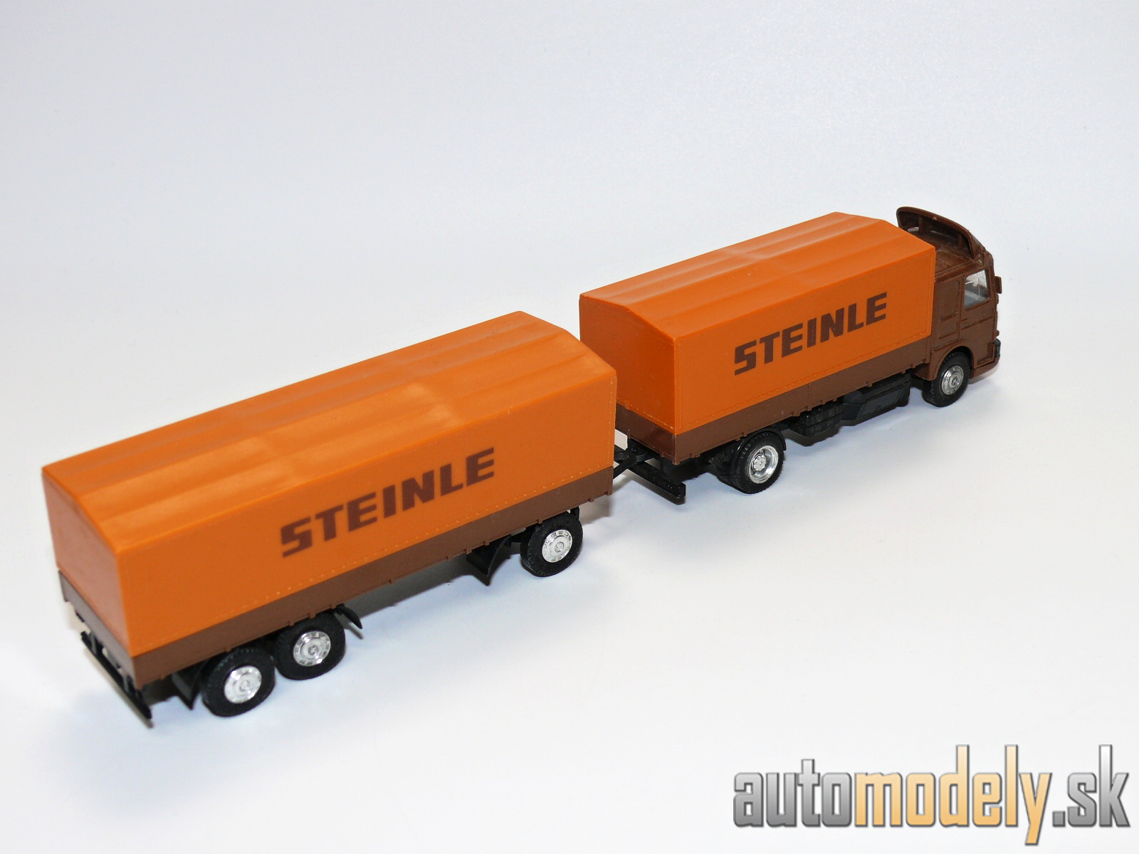 Wiking 473/2 - MAN 19361 Pritschen-Fernlastzug "Steinle" - HO 1:87