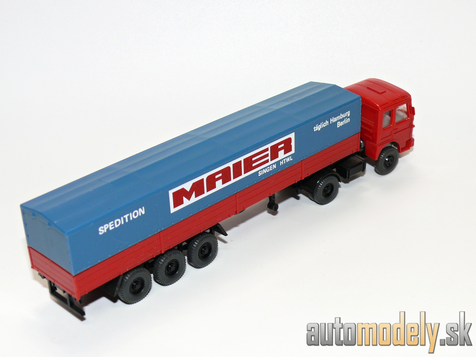 Wiking 517 - MAN F8 Pritschen-Sattelzug "Spedition MAIER" - HO 1:87