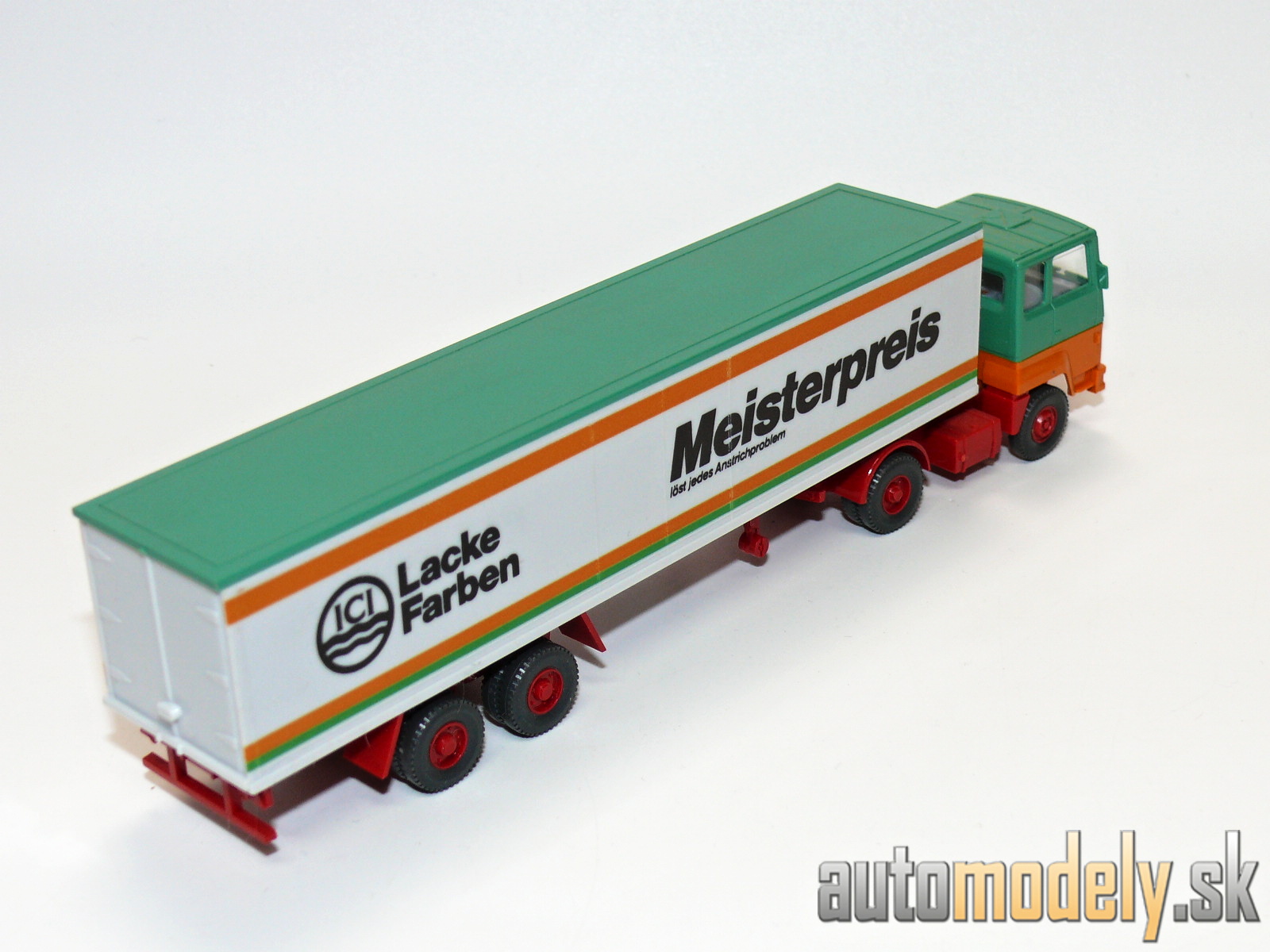 Wiking 540 - Ford Koffer-Sattelzug "ICI Lacke Farben Ducolux Meisterpreis" - HO 1:87