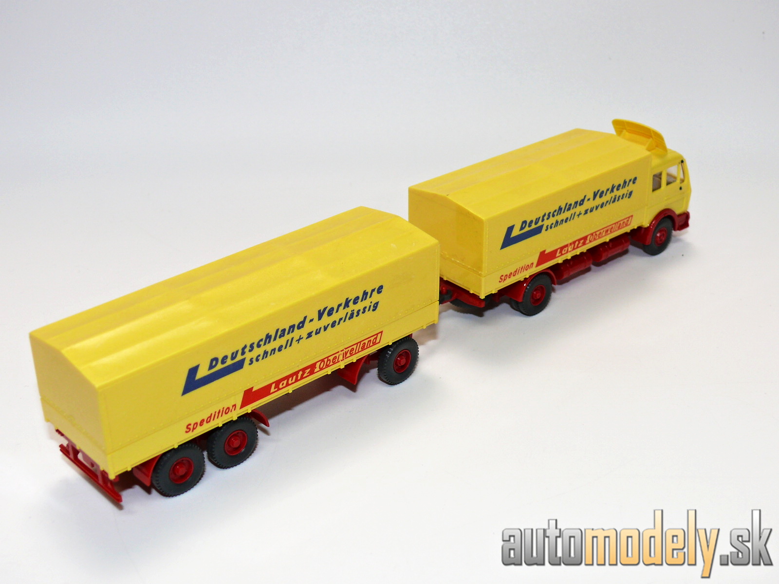 Wiking 455 - MB 1632 Fernlastzug "Lautz-Oberwelland Spedition" - HO 1:87