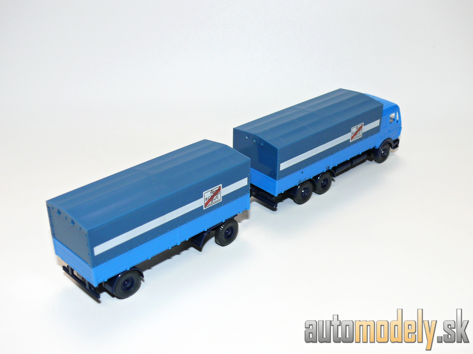 Wiking 456 - MB 2238 Pritschen-Lastzug "Fern Schnell Gut" - HO 1:87
