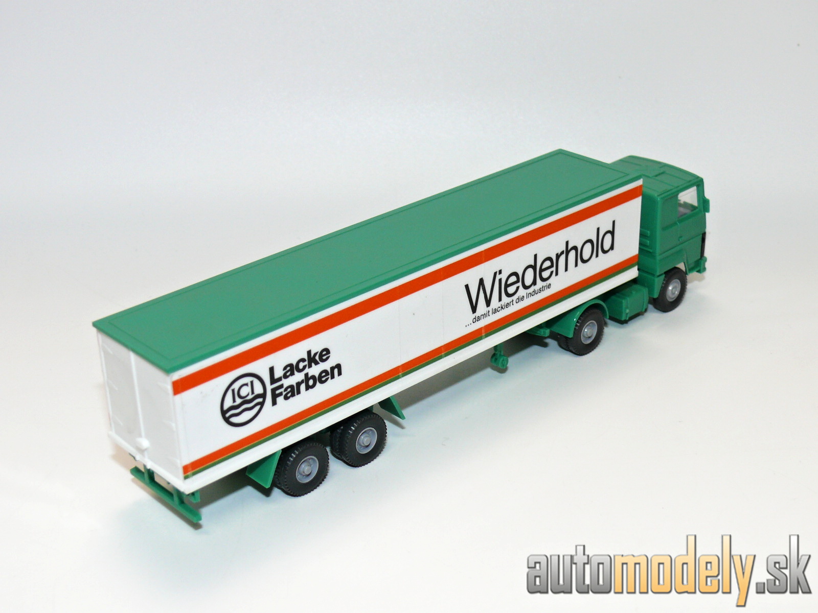 Wiking 540 - Ford Koffer-Sattelzug "ICI Lacke Farben Wiederhold" - HO 1:87