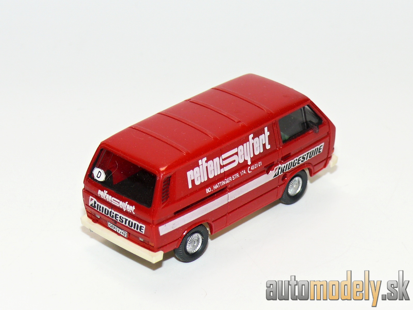 Wiking 890 - WV T3 Transporter "Reifen Seyfert Bridgestone" - 1:87