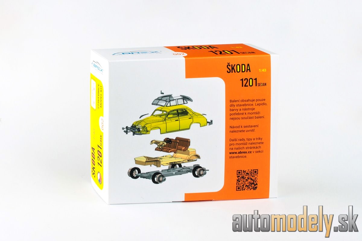 Abrex - Škoda 1201 (1956) Taxi stavebnica - 1:43