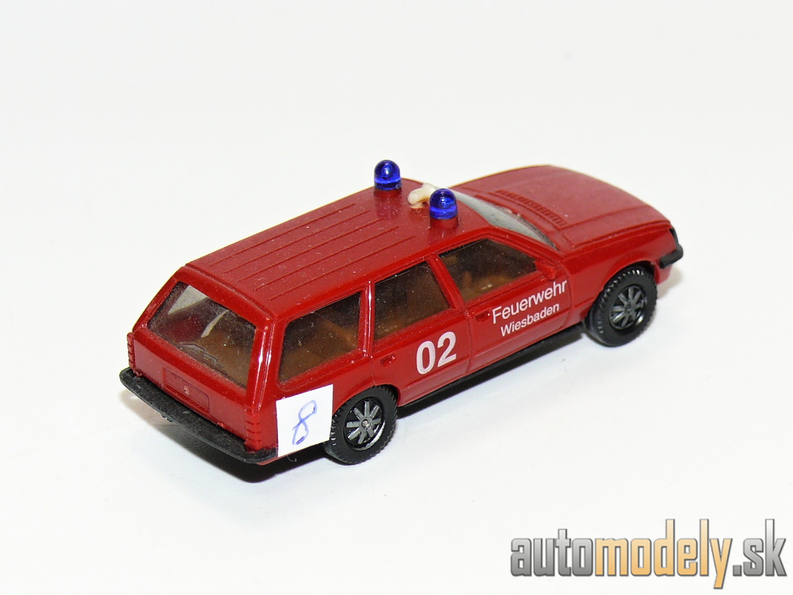 Herpa - Opel Rekord Berlina 2,0 E "Feuerwehr Wiesbaden 02" - 1:87