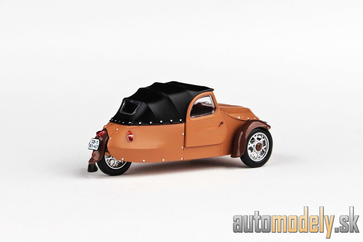 Abrex - Velorex 16/350 (1966) Béžová/Čierna/Hnedá - 1:43