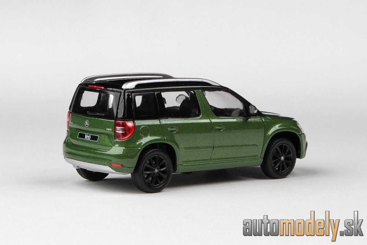 Abrex - Škoda Yeti FL (2013) Zelená Cosmic Metalíza - 1:43