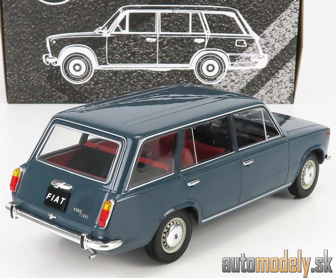 Triple9 Collection - Fiat 124, Familiare Medium, Grey - 1:18