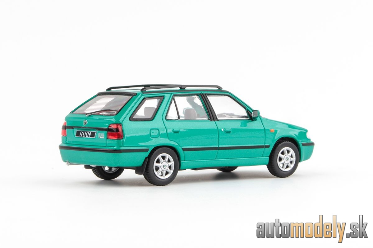 Abrex - Škoda Felicia FL Combi (1998) Zelená Pacific Metalíza - 1:43