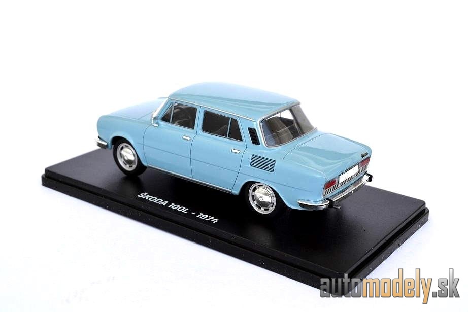 Hachette - Škoda 100L 1974 svetlo modrá - 1:24