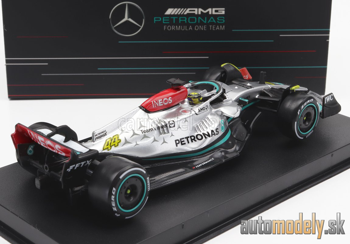 BBURAGO - MERCEDES GP - F1 W13E TEAM MERCEDES-AMG PETRONAS F1 N 44 SEASON 2022 LEWIS HAMILTON - 1:43
