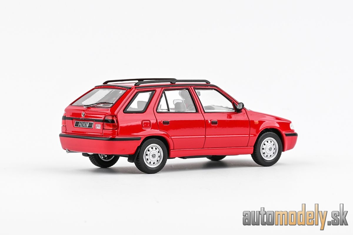 Abrex - Škoda Felicia FL Combi (1998) Červená Rallye - 1:43