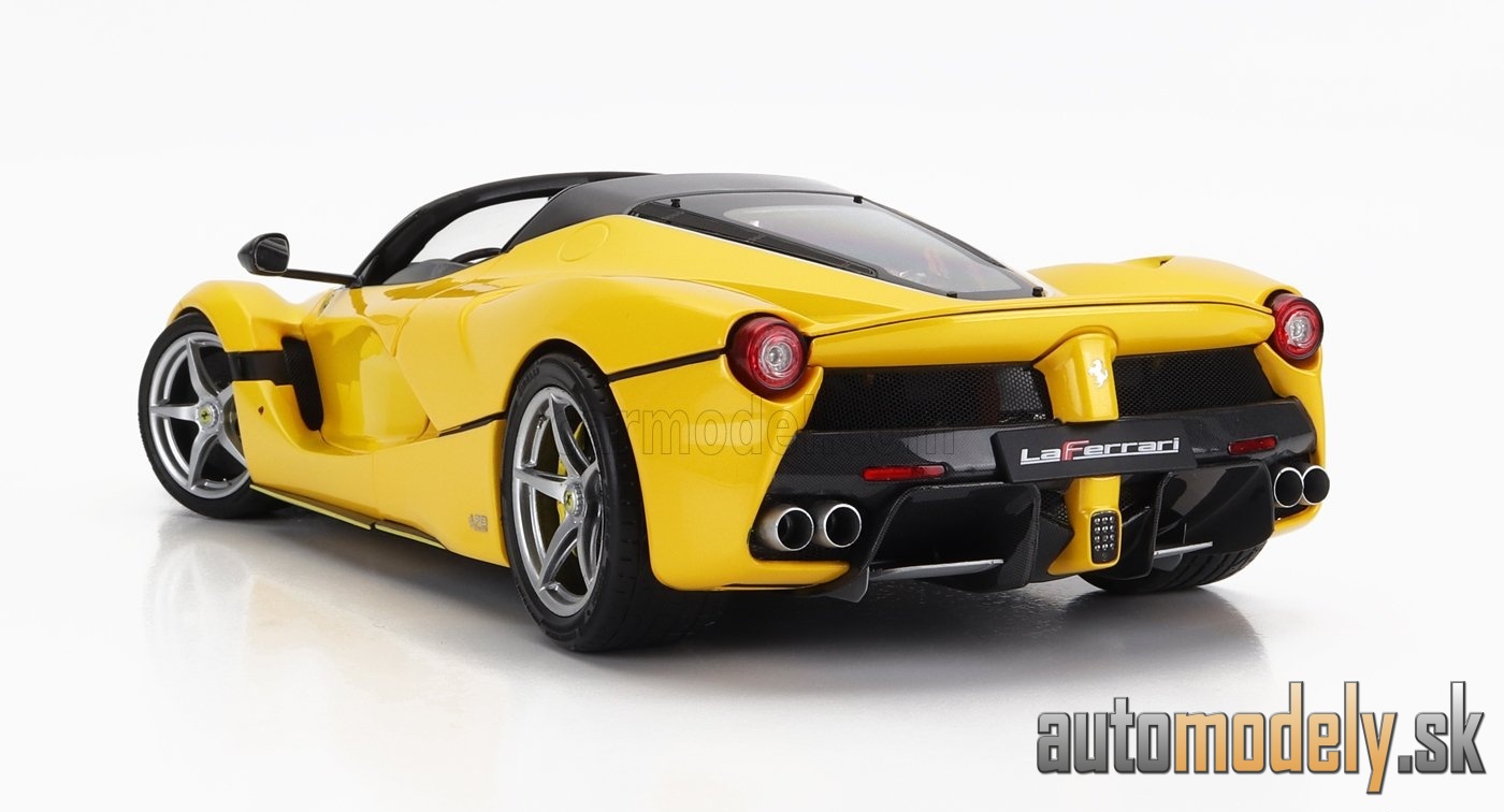 BBR-MODELS - FERRARI - LAFERRARI APERTA SPIDER 2016 (NERO DAYTONA - BLACK) - 1:18
