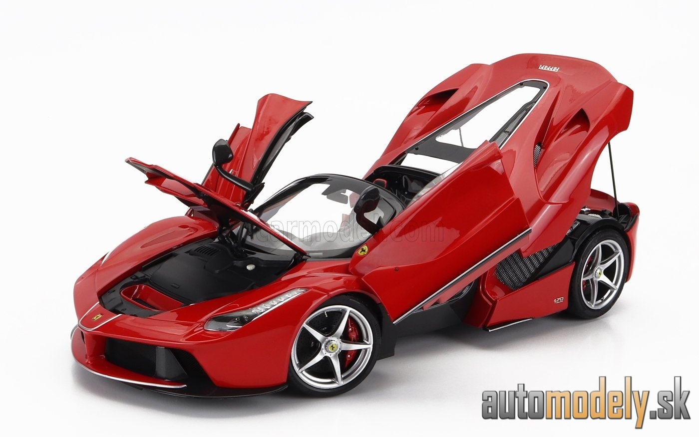 BBR-MODELS - FERRARI - LAFERRARI APERTA SPIDER 2016 (ROSSO CORSA 322 - RED) - 1:18