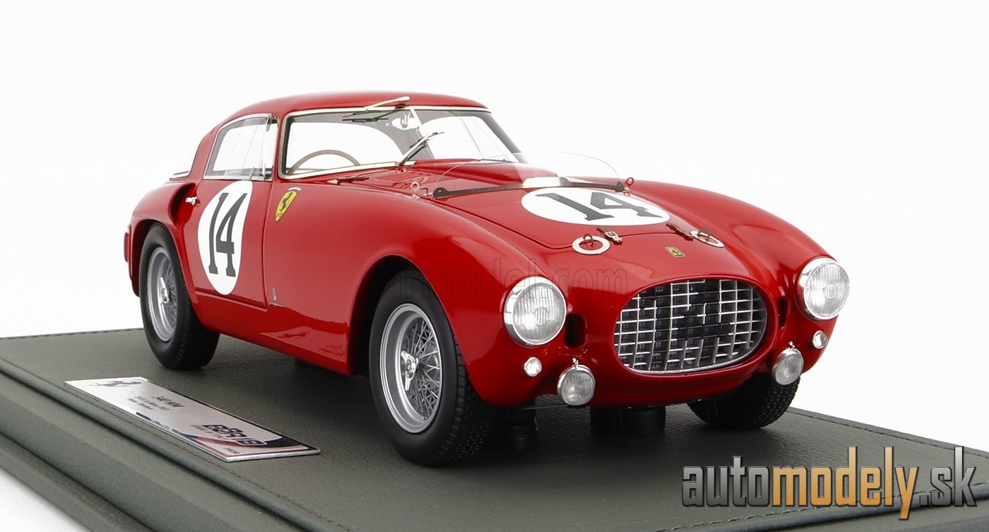 BBR-MODELS - FERRARI - 340MM 4.1L V12 s/n0322 TEAM SCUDERIA FERRARI N 14 24h LE MANS 1953 G.FARINA - M.HAWTHORN - CON VETRINA - WITH SHOWCASE - 1:18