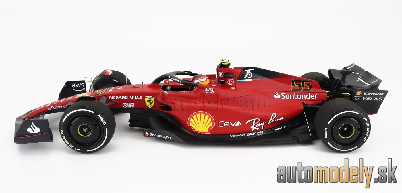 BBR-MODELS - FERRARI - F1-75 TEAM SCUDERIA FERRARI N 55 AUSTRALIAN GP 2022 CARLOS SAINZ - 1:18